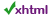 Valid xhtml 1.0